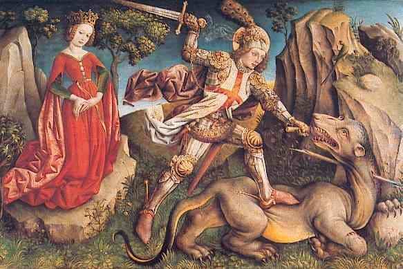 Saint George Slaying the Dragon by Jost Haller